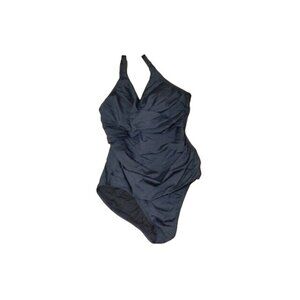 Tommy Bahama Size S Small Black Classic One Piece Swimsuit Swim